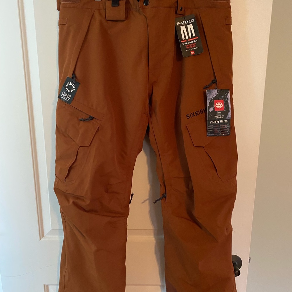 686 Men's Brown Cargo Pants
